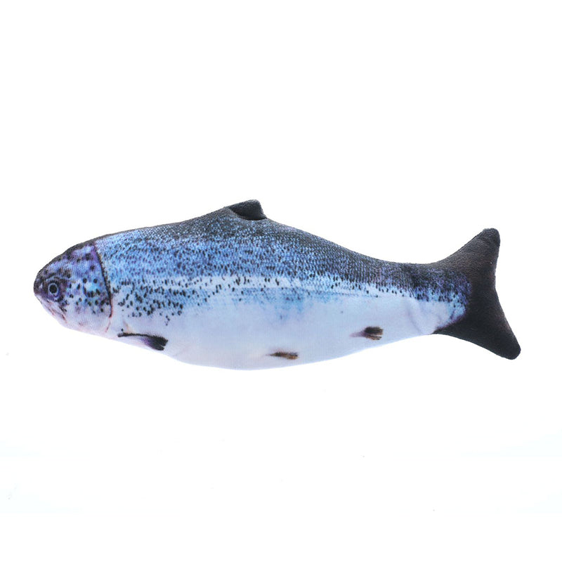 Paw Haven Electric Flopping Fish Cat Toy – Catnip-Filled, 3 Swing Modes, 30cm