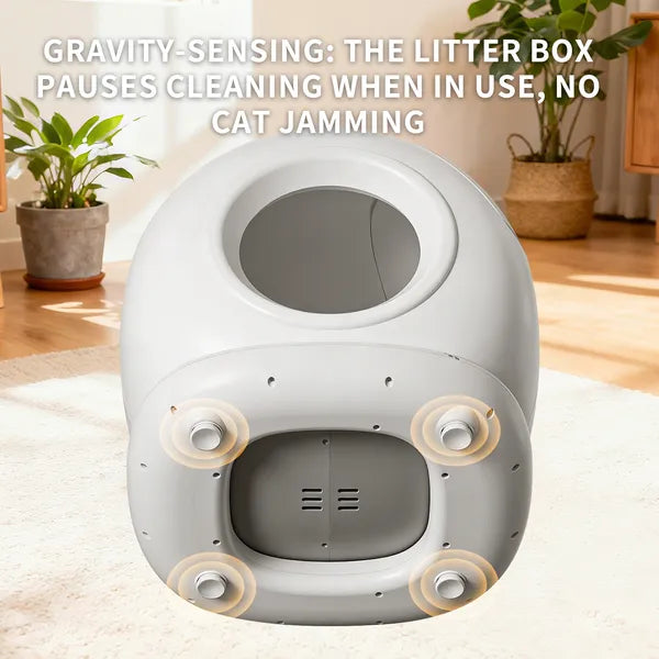 Paw Haven 78L Smart Self-Cleaning Cat Litter Box – App Control, Fully Enclosed, Multi-Cat