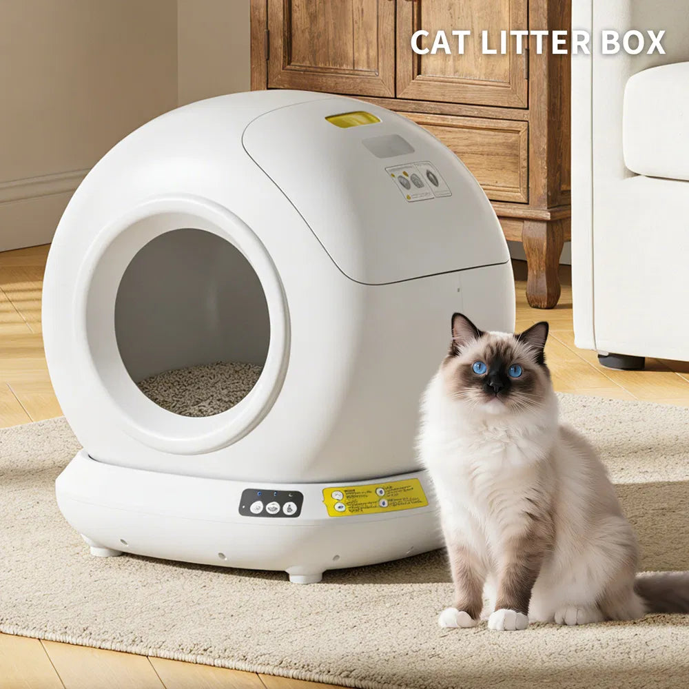 Paw Haven 78L Smart Self-Cleaning Cat Litter Box – App Control, Fully Enclosed, Multi-Cat