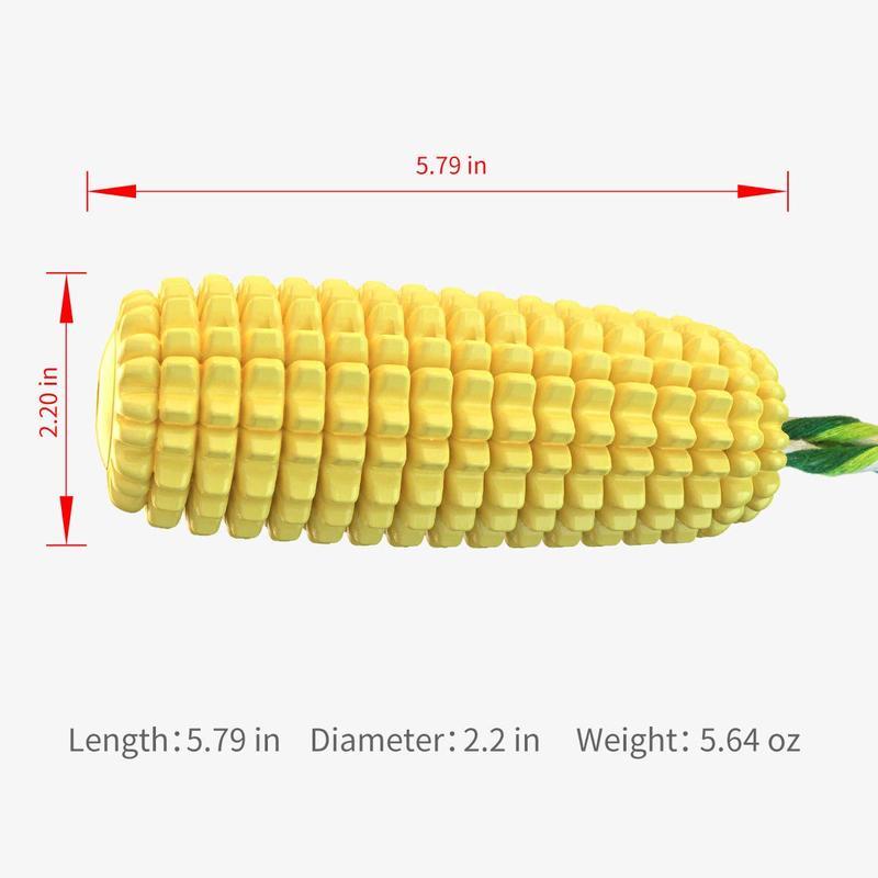 Paw Haven Squeaky Corn Stick Dog Chew Toy – Durable TPR, All Breeds