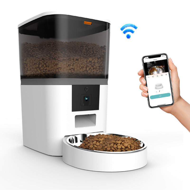 Paw Haven Smart Pet Feeder with Video Camera – App Control, 4L & 6L